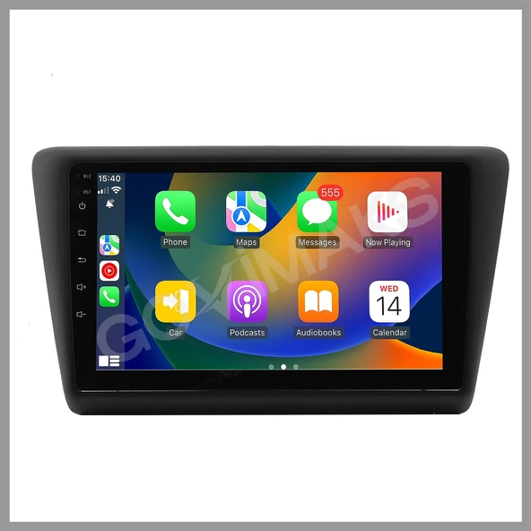 SKODA RAPİD 2013-2018 UYUMLU 2 GB RAM 32 GB HAFIZA ANDROID MULTIMEDIA TEYP ürün görseli 1