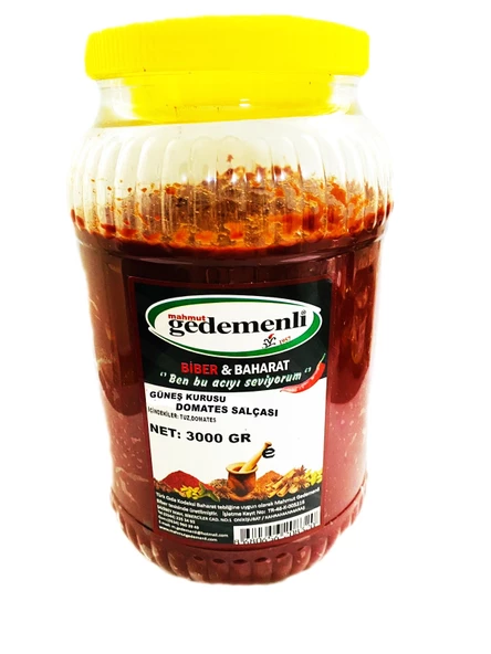 GÜNEŞ KURUSU EV TİPİ DOMATES SALÇASI 3KG ürün görseli 1