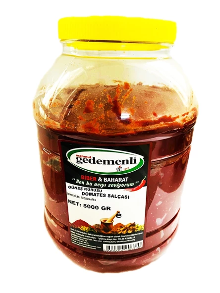 GÜNEŞ KURUSU EV TİPİ DOMATES SALÇASI 5 KG ürün görseli 1