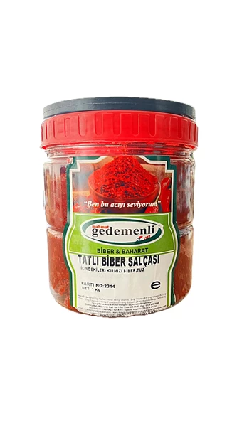 EV TİPİ TATLI BİBER SALÇASI 1 KG ürün görseli 1