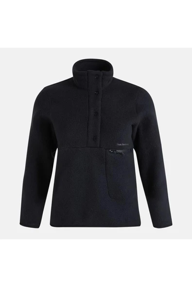 Peak Performance G78130100 W Fleece Snap T-Neck Kadın Polar ürün görseli 1