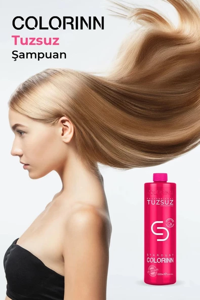 Colorinn Tuzsuz Şampuan 1000 ml ürün görseli 1