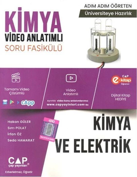 Kimya Kimya ve Elektrik Konu Anlatımlı Soru Bankası Çap Yayınları ürün görseli 1