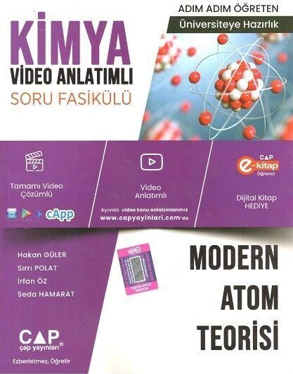 Kimya Modern Atom Teorisi Konu Anlatımlı Soru Bankası Çap Yayınları ürün görseli 1