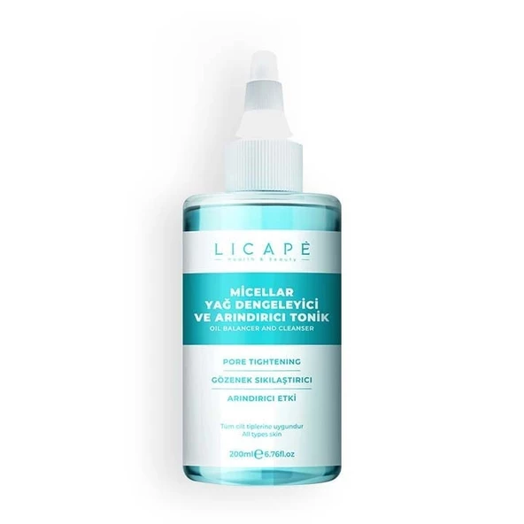 Licape Micellar Yağ Dengeleyici ve Arındırıcı Tonik 200ml ürün görseli 1