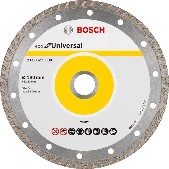 Bosch Eko Üniversal Elmas Kesme Diski 180mm ürün görseli 1