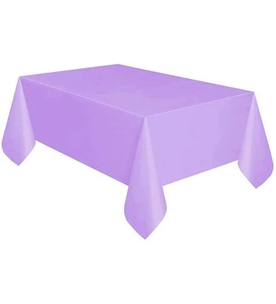 Düz Makaron Lila Masa Örtüsü 120x180 cm ürün görseli 1