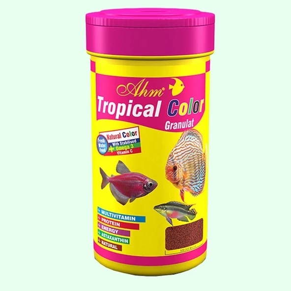 Ahm Tropical Colour Granulat 250 ml  Skt:01/2029 ürün görseli 1