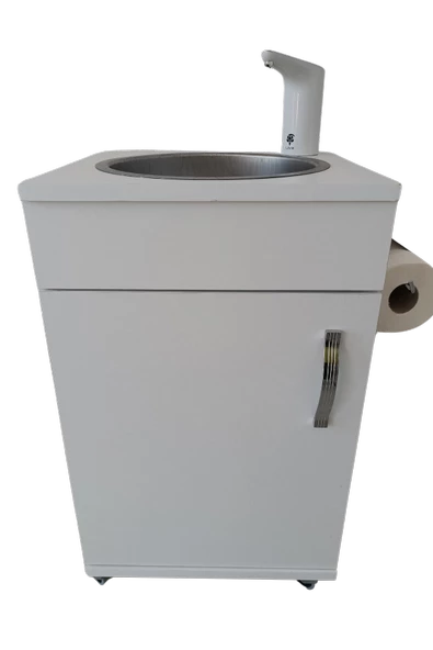 MOBİL SEYYAR LAVABO KÜÇÜK BOY BEYAZ ürün görseli 1