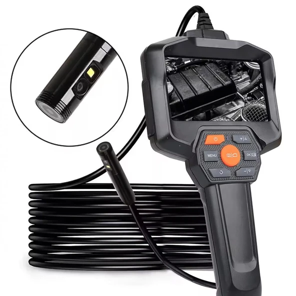 POWERMASTER PM-14282 5 LCD EKRANLI ŞARJLI ENDOSKOP YILAN KAMERA ürün görseli 1