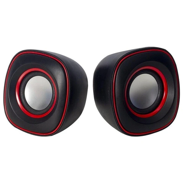 MAGICVOICE D-015 1+1 USB MİNİ HOPARLÖR - SPEAKER (2*5 WATT - 4 OHM) ürün görseli 1