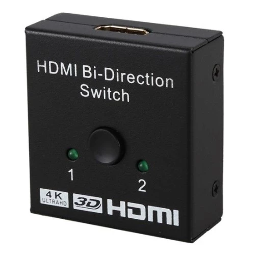 POWERMASTER PM-19903 4K2K 2 PORT ÇİFT YÖNLÜ HDMI SPLITTER BİRLEŞTİRİCİ VE DAĞITICI ürün görseli 1
