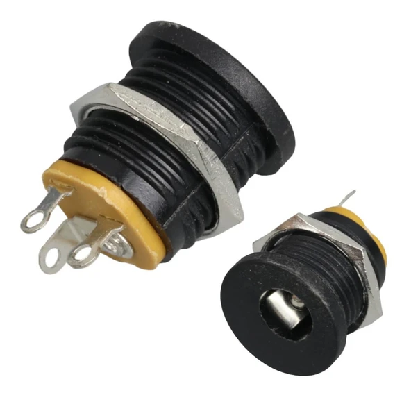 IC-258 DC JAK 2.5MM SOMUNLU Ø12MM ürün görseli 1