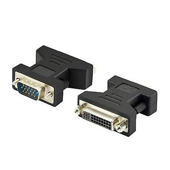 POWERMASTER PM-5260 VGA - DVI DİŞİ 24+5 PİN 15 PİN ERKEK DÖNÜŞTÜRÜCÜ ÇEVİRİCİ APARAT (VGA TO DVI) ürün görseli 1