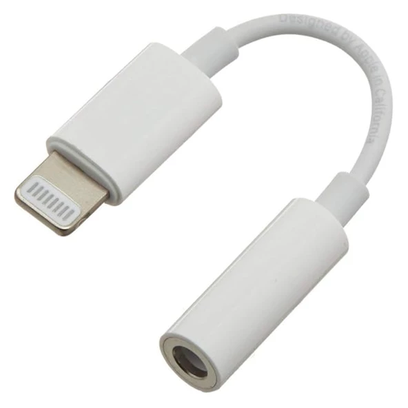 POWERWAY AC03 LIGHTNING TO 3.5MM STEREO AUX KULAKLIK JACK ÇEVİRİCİ KABLO ürün görseli 1