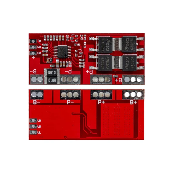 WEKO BMS-23898 4S 30A BMS DEVRESİ LİTYUM BATARYA ŞARJ MODÜLÜ 50X22X3.5MM ürün görseli 1