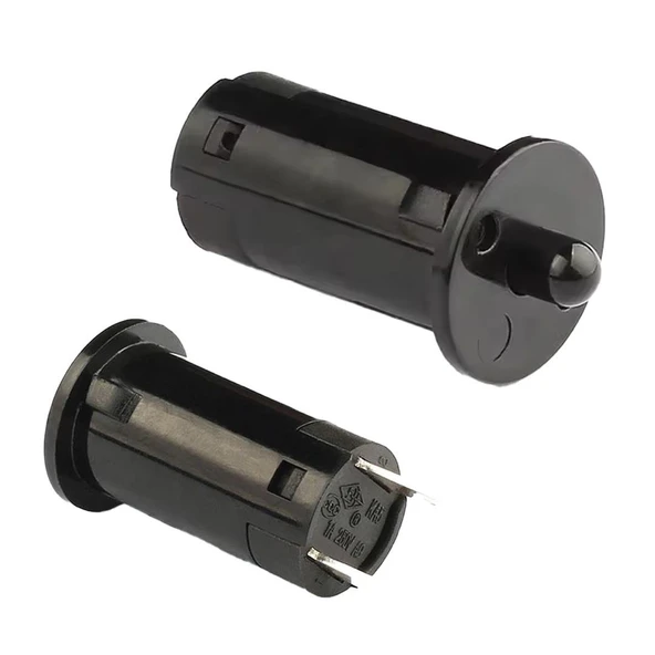 IC-187A KAPAK SWİTCH Ø12MM (NC) NORMALDE KAPALI KONTAK PBS-25B SİYAH ürün görseli 1