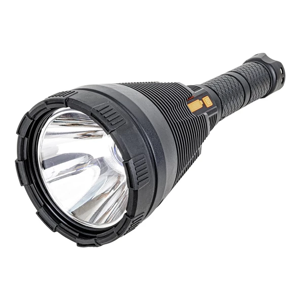 POWERMASTER W5118 SÜPER PARLAK - PİLLİ - ŞARJLI - 4 FARKLI MOD SEÇENEKLİ BATTAL BOY EL FENERİ ürün görseli 1