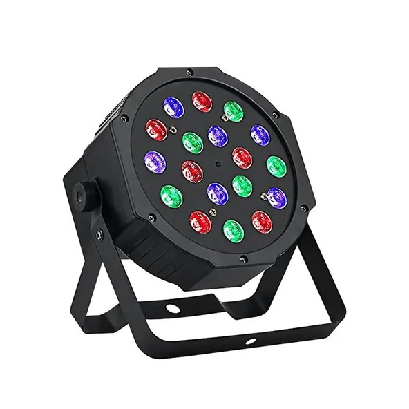 Ayt Aolait AL318P 1 Watt 18 Led Par Sahne Işığı Rgb Renkli Led Sahne Disko Işığı 220V 18x17.5x10cm ürün görseli 1