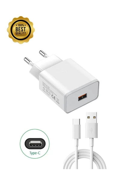 18W Hızlı Şarj Aleti Qualcomm Quick Charger USB To Type-C Kablolu ürün görseli 1