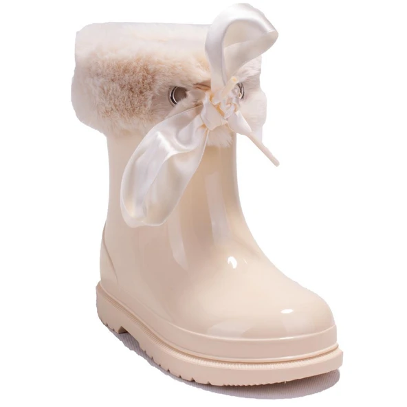 İgor W10258CN Bimbi Soft Bej Ortopedik Kız Çocuk Yağmur Çizme ürün görseli 1
