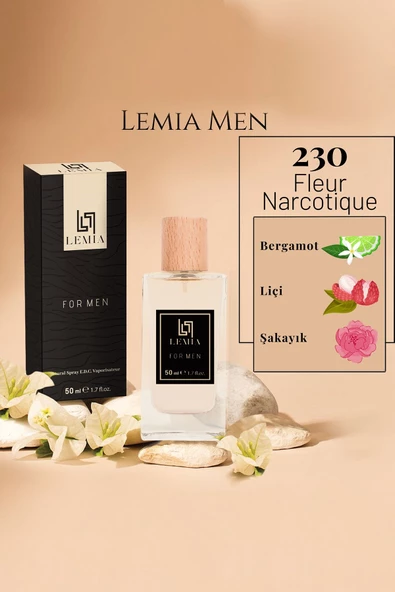 LEMİA 230 Narcotic Erkek Edc 50ml ürün görseli 1