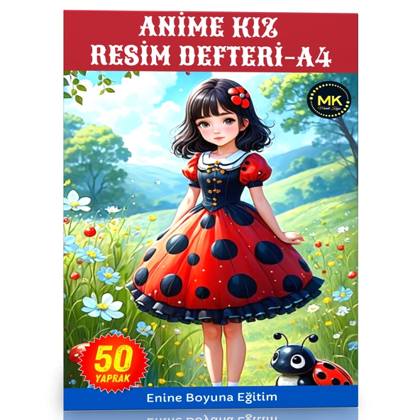 Çocuklar İçin Anime Resim Defteri (Orta Boy) ürün görseli 1