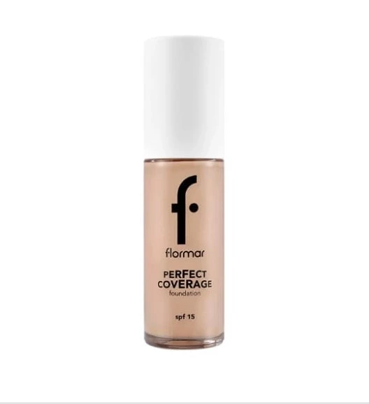 Flormar Perfect Coverage Foundation Fondöten 101 Pastelle - Resim 2