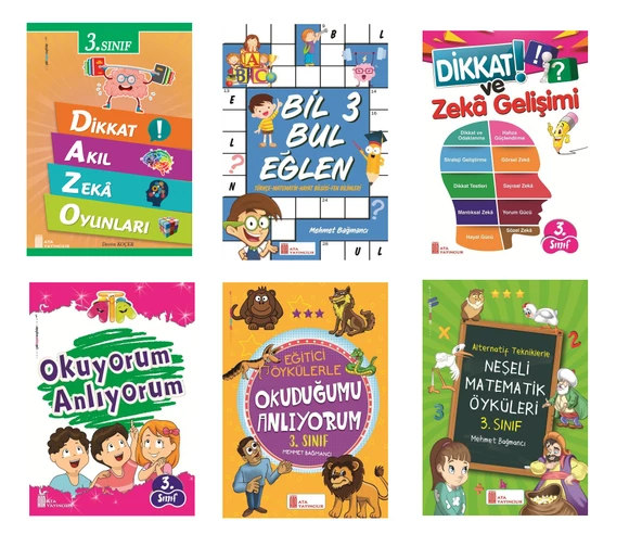 Ata Yayıncılık 3.Sınıf Set (6 Kitap) ürün görseli 1