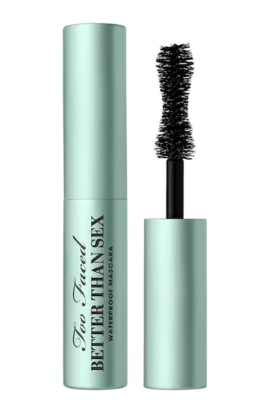 TOO FACED Better Than Sex Waterproof - Seyehat Boyu Maskara ürün görseli 1