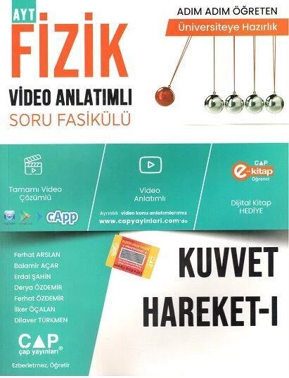 Fizik Kuvvet Hareket 1 Konu Anlatımlı Soru Bankası Çap Yayınları ürün görseli 1