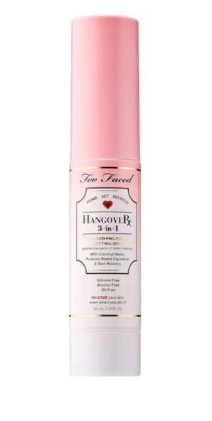 TOO FACED Hangover 3-in-1 Spray - Seyehat Boyu Makyaj Sabitleyici Sprey ürün görseli 1