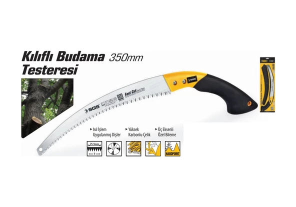 SGS  Kılıflı Budama Testeresi 350MM - ürün görseli 1
