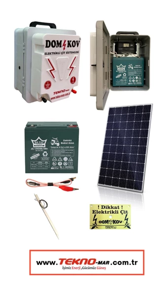 GÜNEŞ ENERJİLİ AYI DOMUZ KOVUCU ÇİT SİSTEMİ KUTULU ürün görseli 1