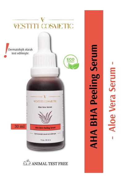 VESTİTİ COSMETİC,ALOE VERA PEELING - AHA BHA PEELING SERUM ürün görseli 1