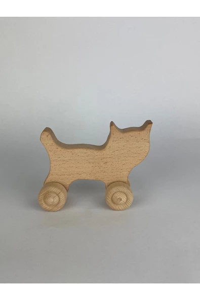 Ahşap Oyuncak Kedi - Resim 6