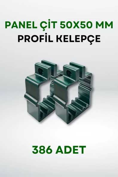 Panel Çit 50x50 MM Profil Kelepçe (386 Adet) - Resim 2