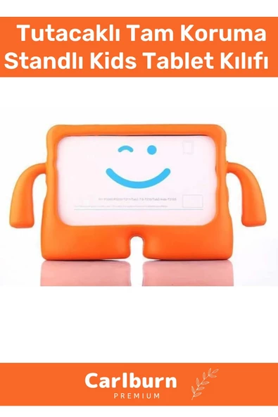 Özel Üretim Apple Ipad 7. 8. 9. Nesil 10.2 Inç Yumuşak Dokulu Tutacaklı Tam Koruma Standlı Kids ürün görseli 1