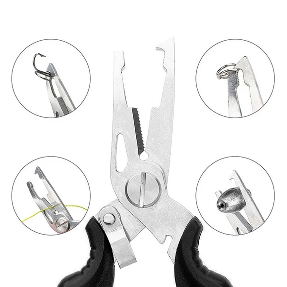Bauer Balıkçı Pensesi - Siyah (Kitlenebilir Model) - Resim 3