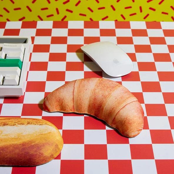 Mustard Kruvasan Mouse Silikon Bilek Desteği - Resim 3