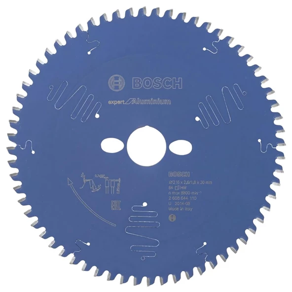 Bosch Expert Alüminyum Testere 216x30 mm 64 Diş ürün görseli 1