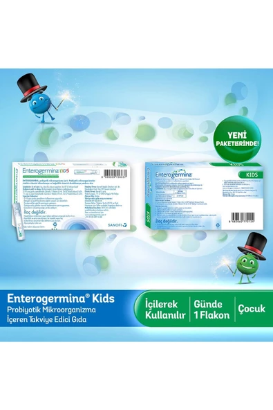 Enterogermina Kids 5 ml x 20 Flakon - Resim 4
