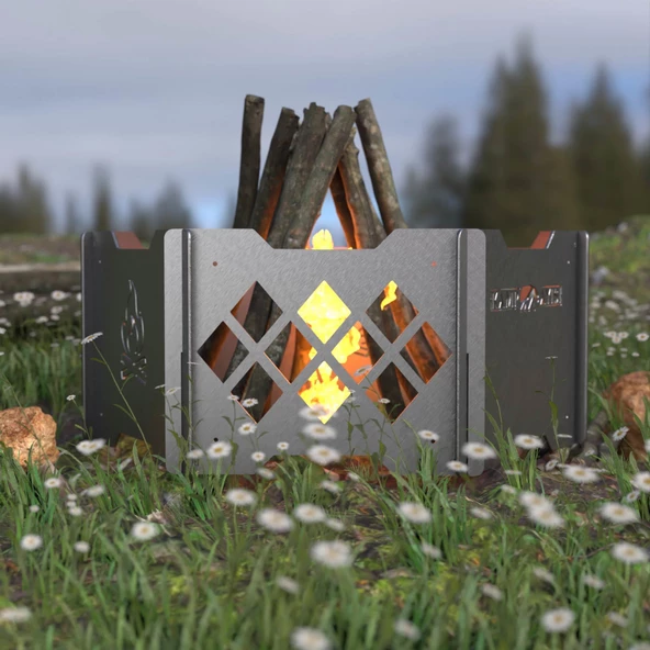 Kamp Ayısı® 6Gen™ Taşınabilir Katlanır Ateş Çukuru - Resim 9