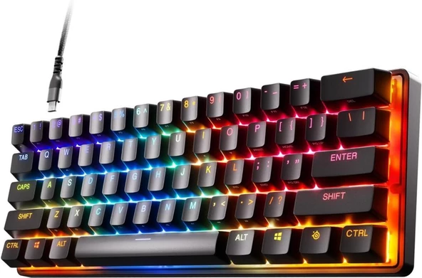 SteelSeries Apex Pro Mini İngilizce Kablolu Mekanik Oyuncu Klavyesi Outlet ürün görseli 1