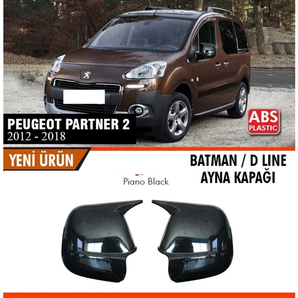 Peugeot Partner 2 Batman Ayna Kapağı 2012-2018 Model Arası ürün görseli 1