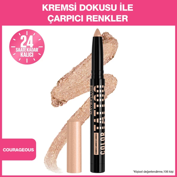 Maybelline New York Color Tattoo 24H Eye Stix - Courageous ürün görseli 1