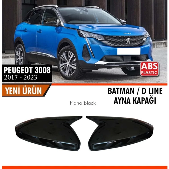 Peugeot 3008 Batman Ayna Kapağı 2017 Sonrası ürün görseli 1
