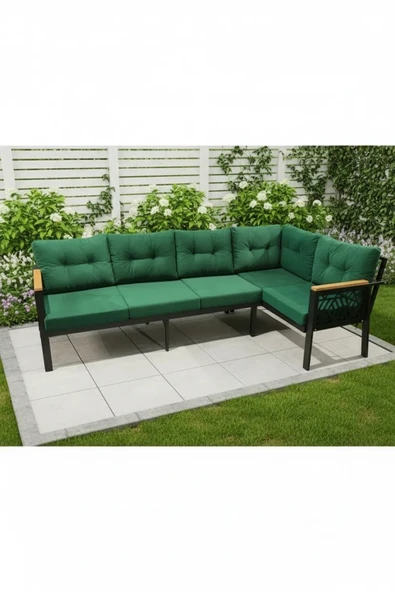 adımshops melisa 3+2 Köşe Yön değiştirilebilir Koltuk Takımı Balkon-bahçe-kafe-çay Seti fonksiyonel ürün görseli 1