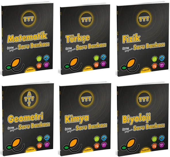 Endemik 2025 Tyt Sayısal Soru Kitabı Seti 6 Kitap ürün görseli 1