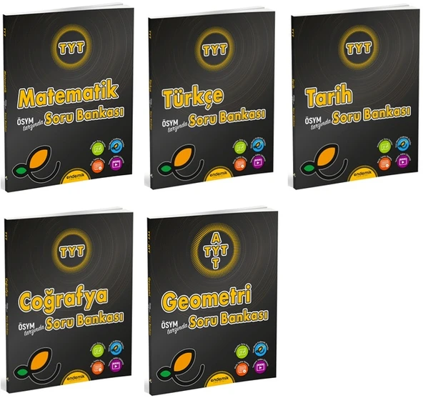 Endemik 2025 Tyt Eşit Ağırlık Soru Kitabı Seti 5 Kitap ürün görseli 1